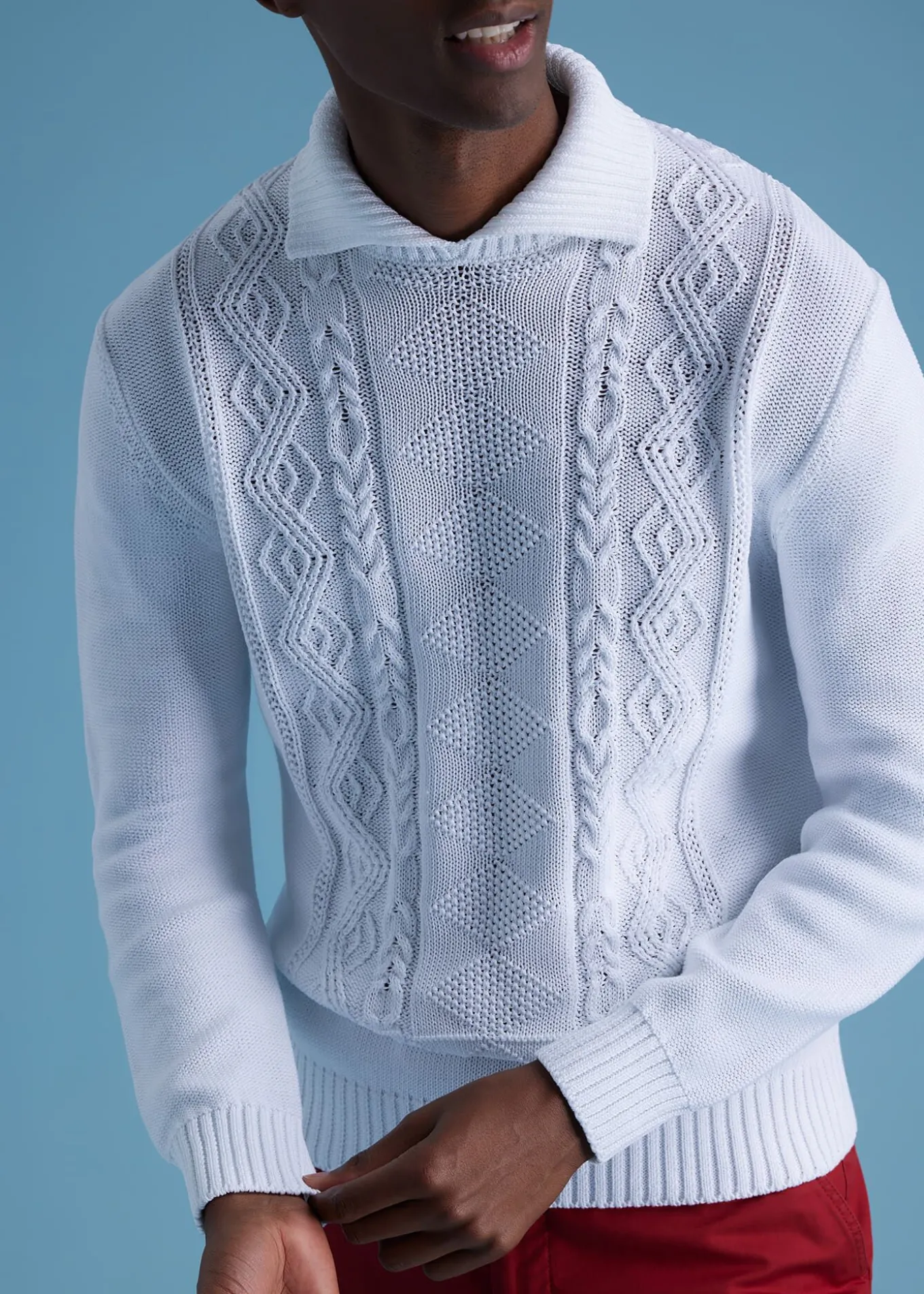 aran_cable_mock_neck_cott_3.webp Aran Cable Mock Neck Cotton Sweater