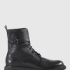 Barton Leather Lace-Up Boot