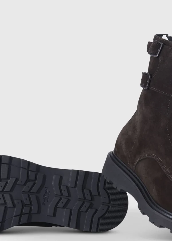 Barton Suede Lace-Up Boot
