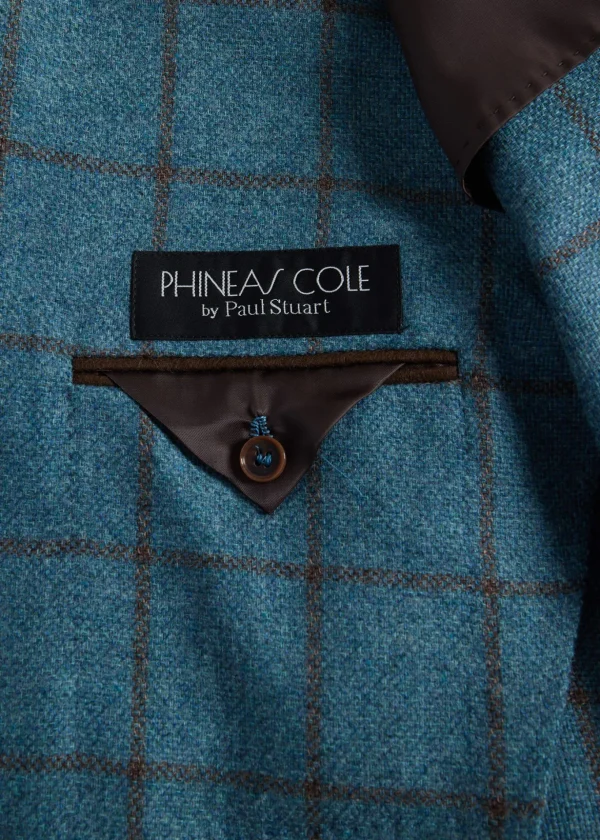 Basketweave Windowpane Jacket