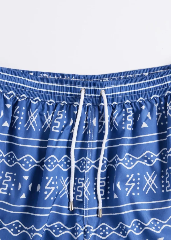 Batik Print Swim Trunk