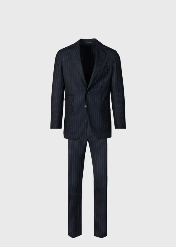Bead Stripe Wool Suit