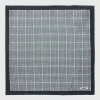 Black & White Glen Plaid Pocket Square
