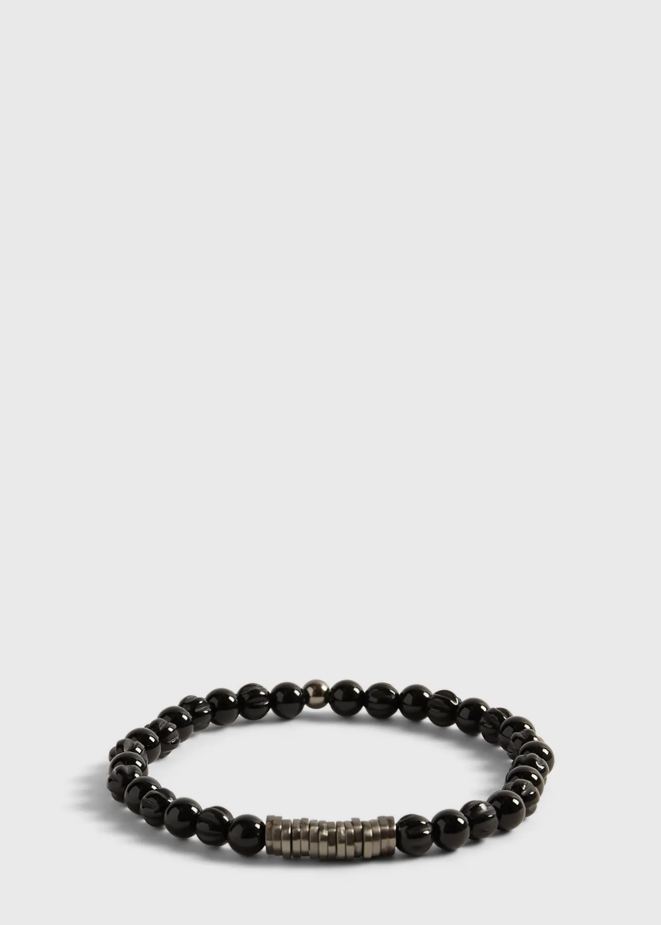 black_agate_beads_with_bl_0.webp Black Agate Beads With Black Rhodium Plated Sterling Silver