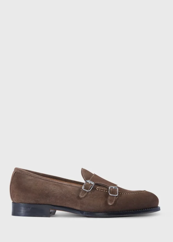 Bonte Suede Double Buckle Slip On