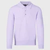 Cashmere Long Sleeve Polo
