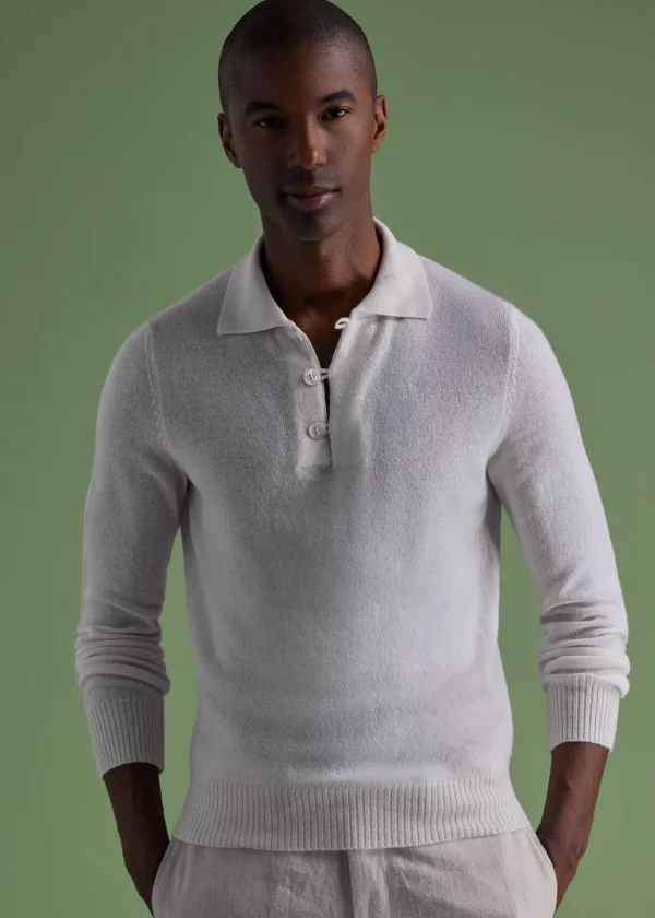Cashmere Polo Sweater