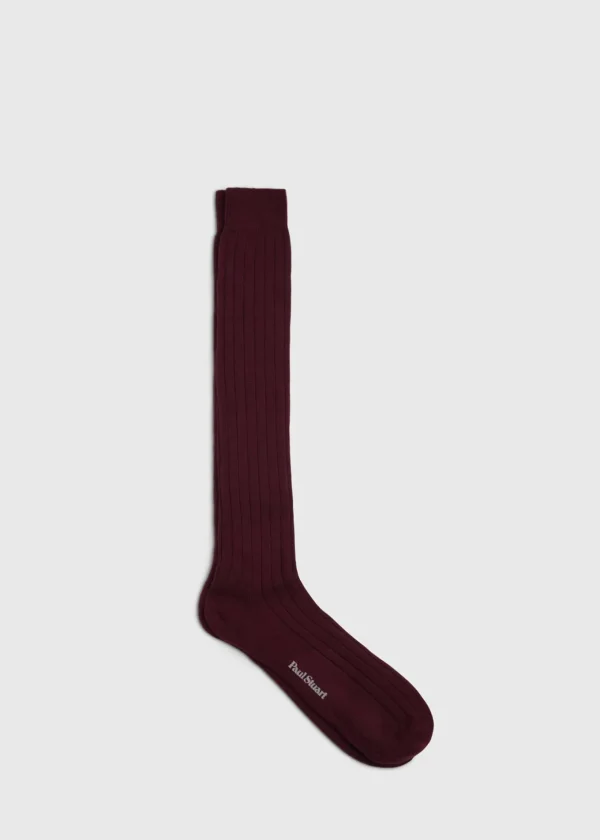 Cashmere Ribbed Sock