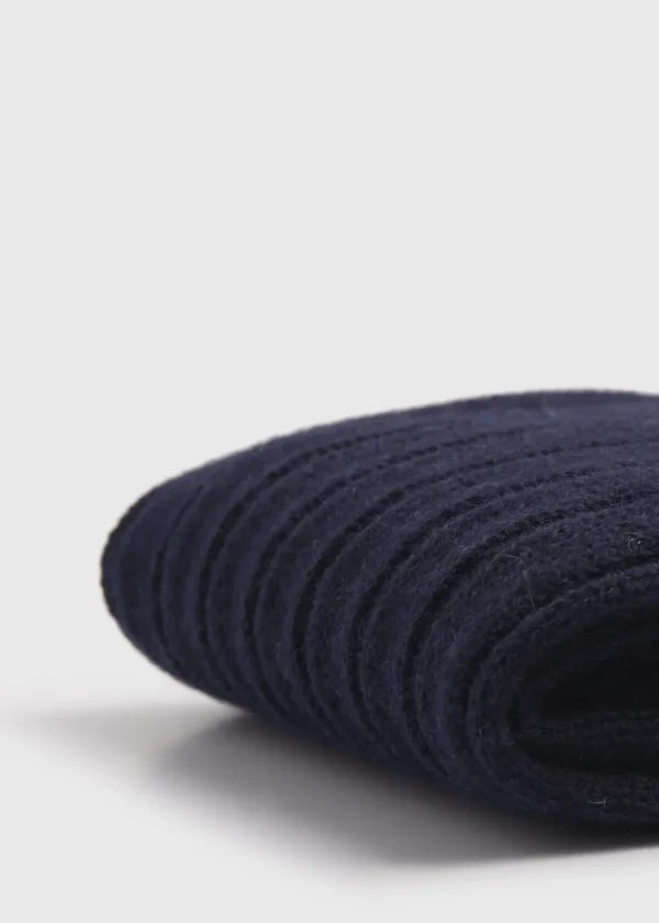 Cashmere Ribbed Sock