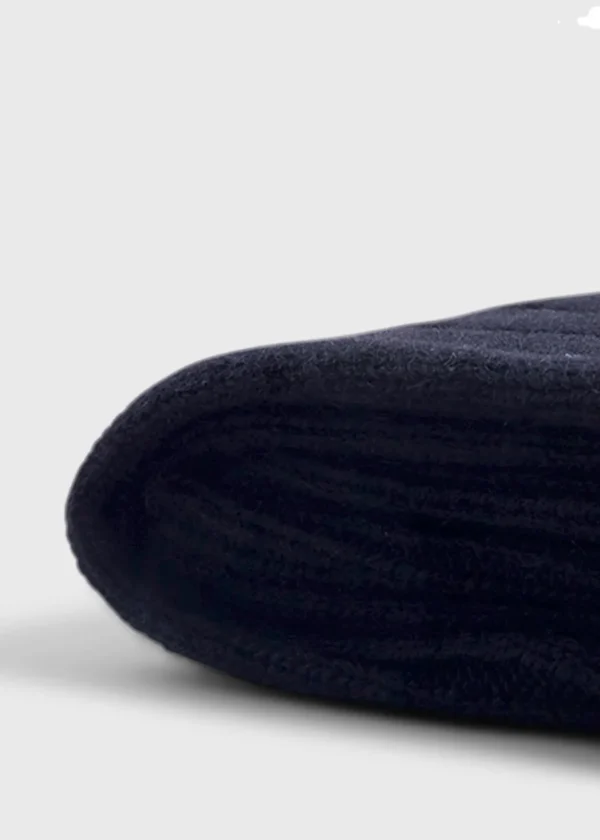 Cashmere Ribbed Sock