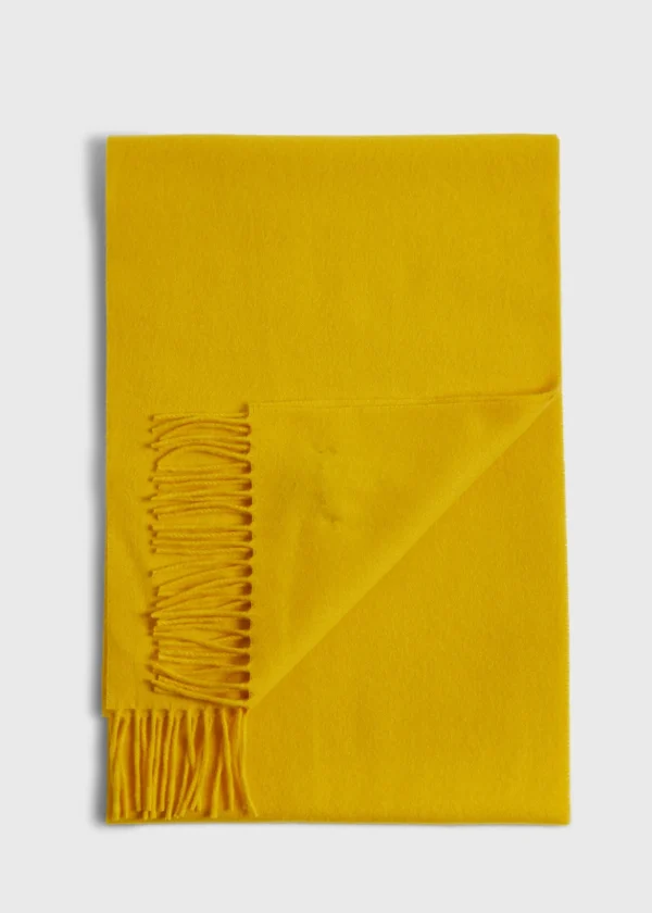 Cashmere Scarf With Fringe