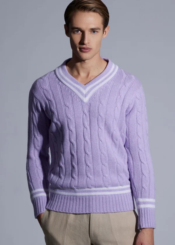 Cashmere Tennis Sweater