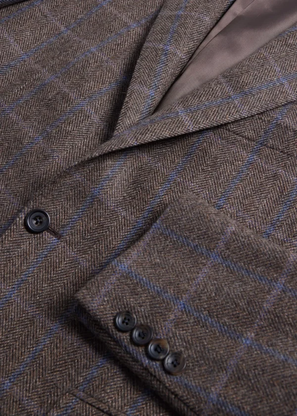 Cashmere Windowpane Paul Jacket