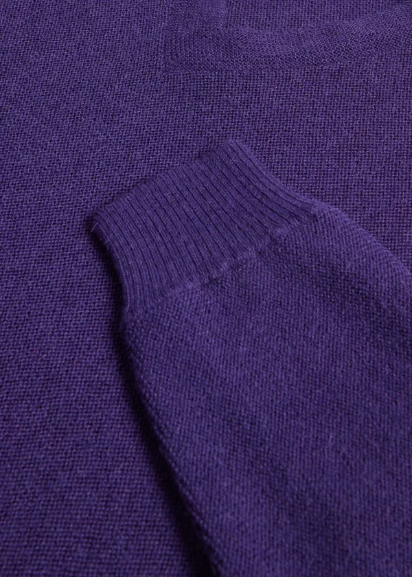 Classic Alpaca Links V-Neck Sweater