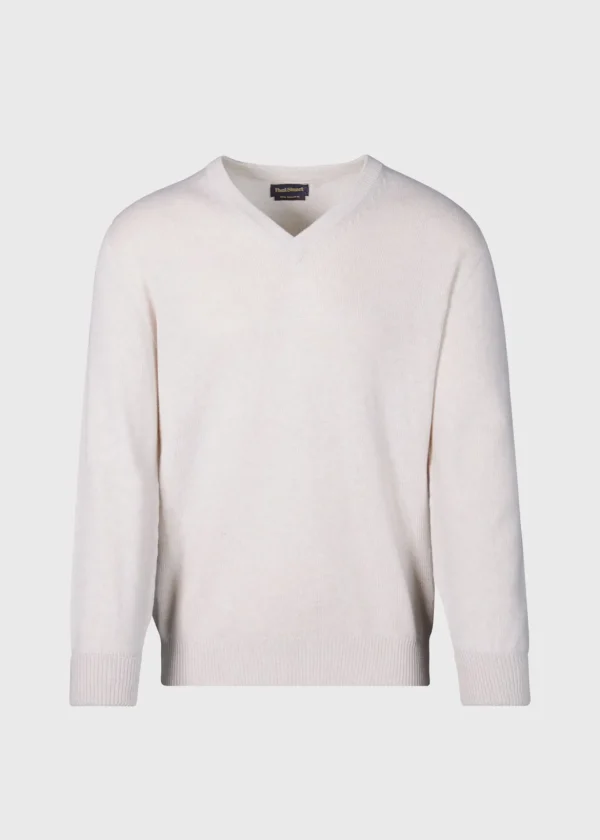 Classic Cashmere Double Ply V-Neck Sweater