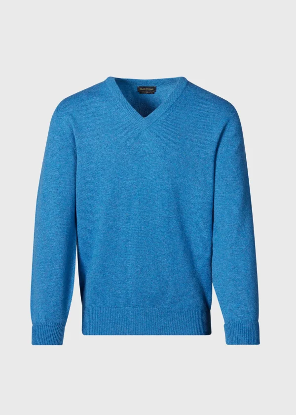 Classic Cashmere Double Ply V-Neck Sweater