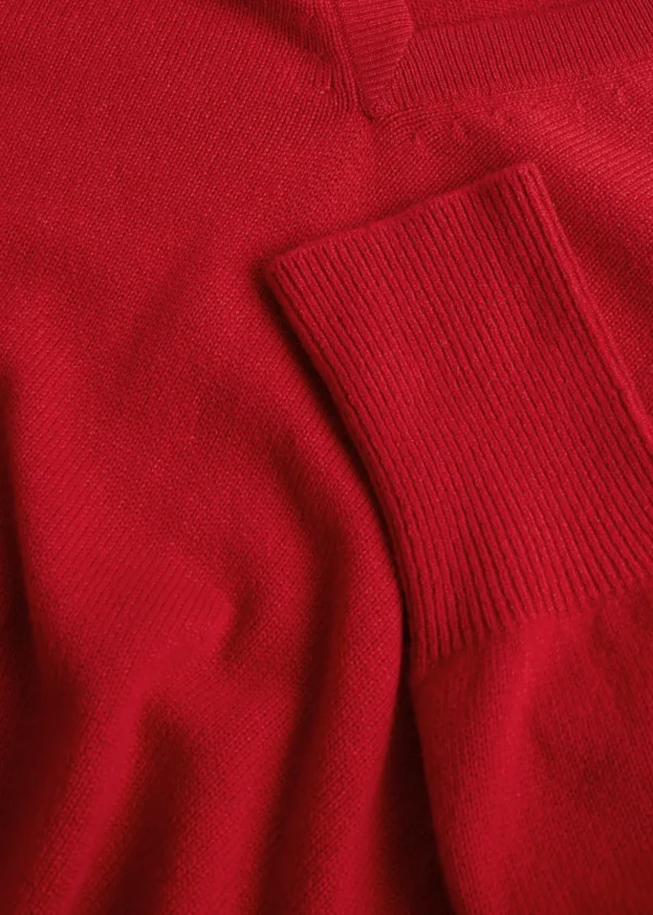 Classic Cashmere Double Ply V-Neck Sweater