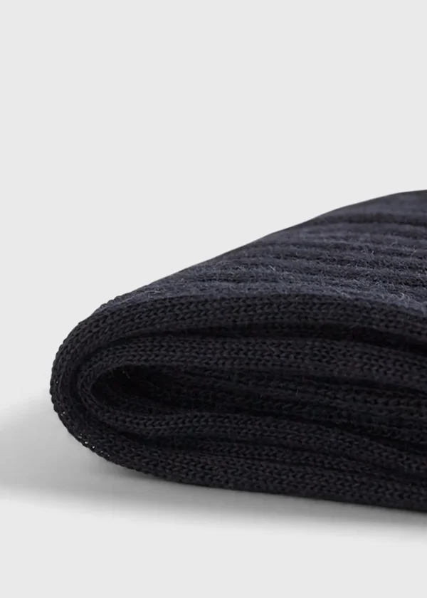 Classic Merino Wool Ribbed Sock