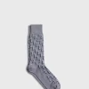 Cotton & Cashmere Blend Zig Zag Sock
