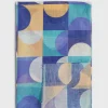 Cotton & Linen Abstract Print Scarf