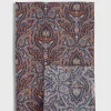 Cotton & Linen Paisley Print Scarf