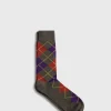 Cotton Blend Argyle Sock