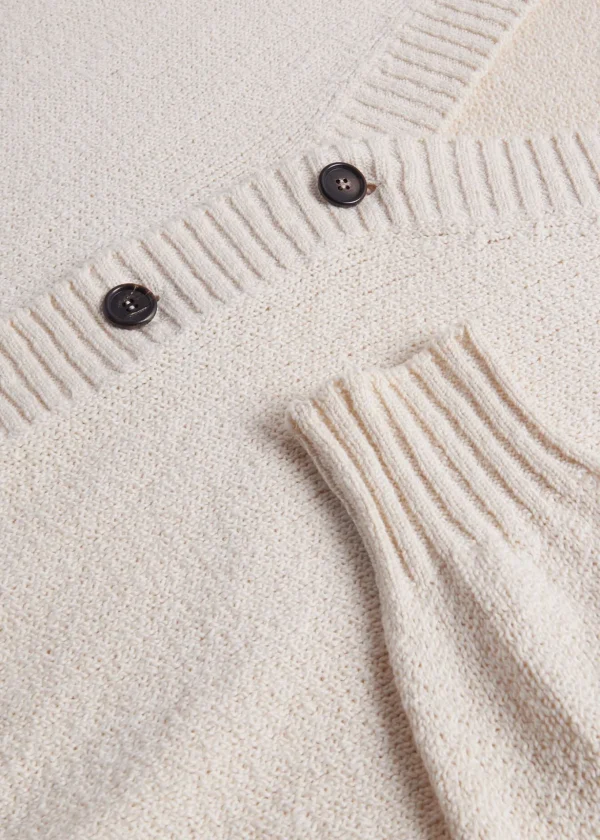 Cotton Button Front Cardigan