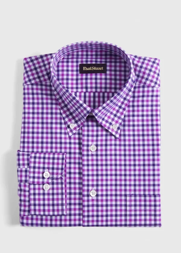 Cotton Check Sport Shirt