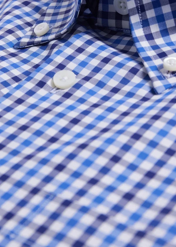 Cotton Check Sport Shirt