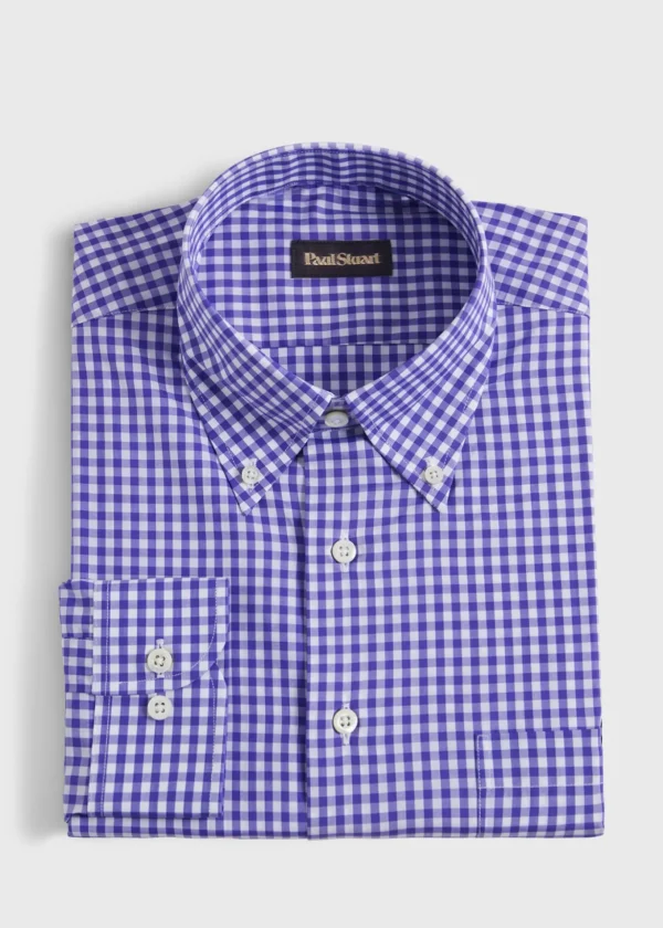 Cotton Classic Gingham Sport Shirt