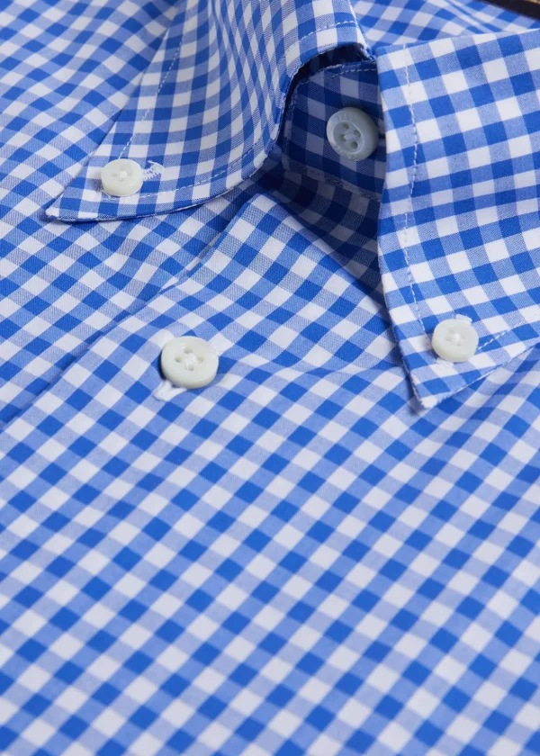 Cotton Classic Gingham Sport Shirt
