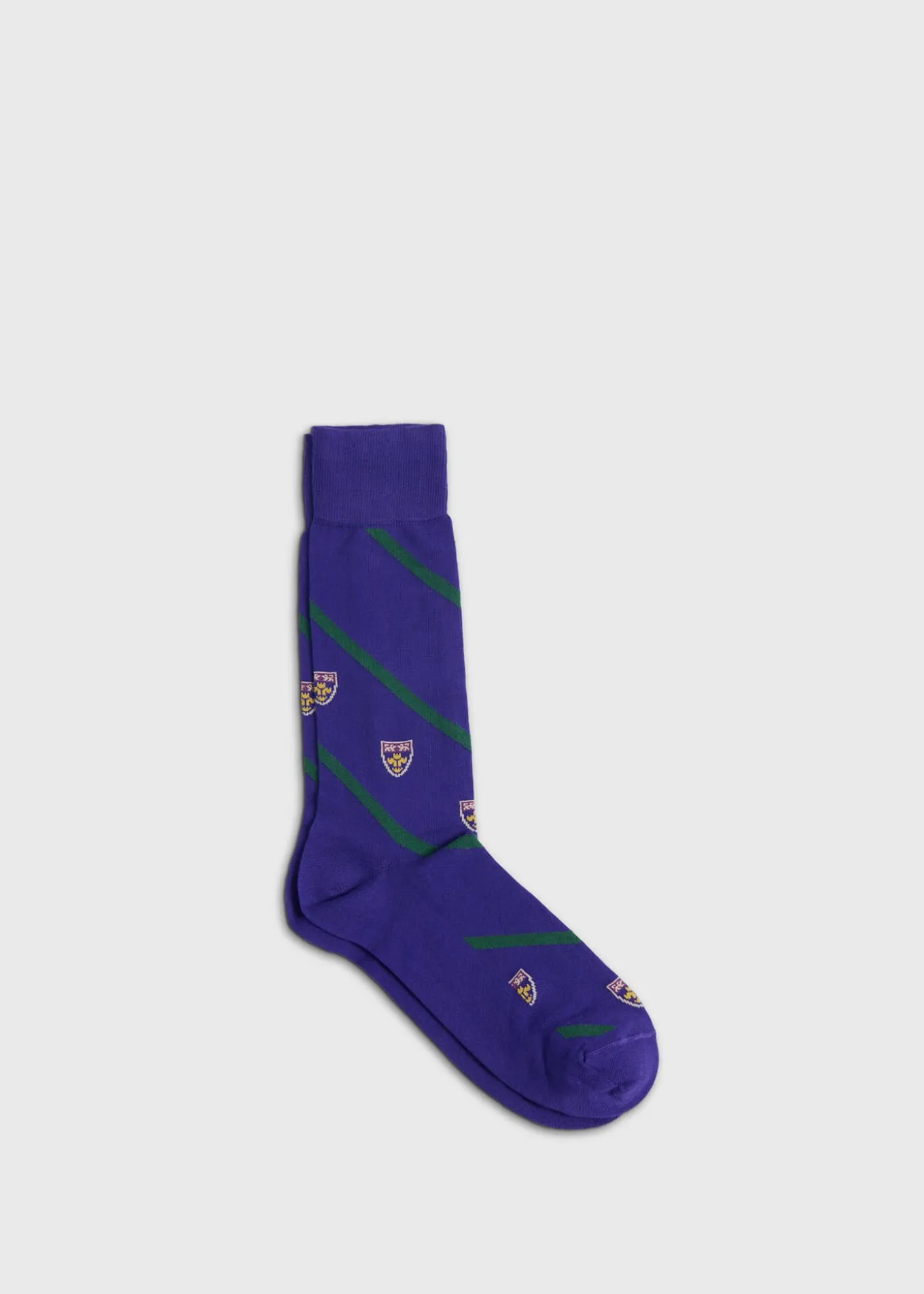 cotton_crest_motif_sock_0-2.webp Cotton Crest Motif Sock