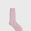 Cotton Deco Motif Sock