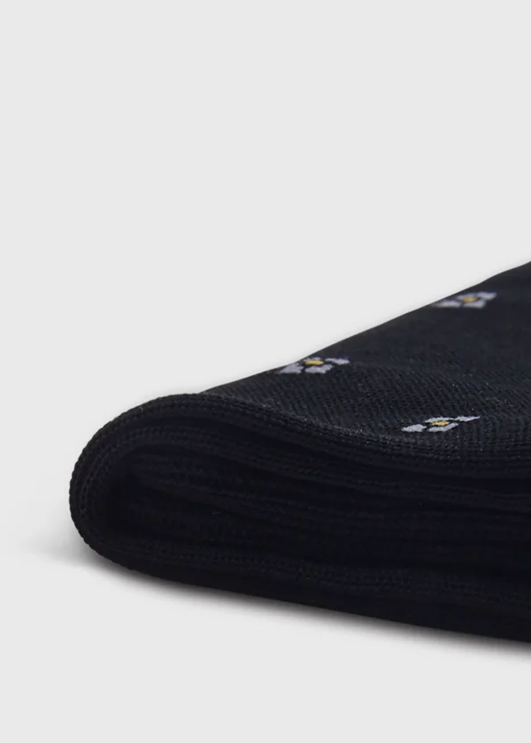 Cotton Deco Motif Sock
