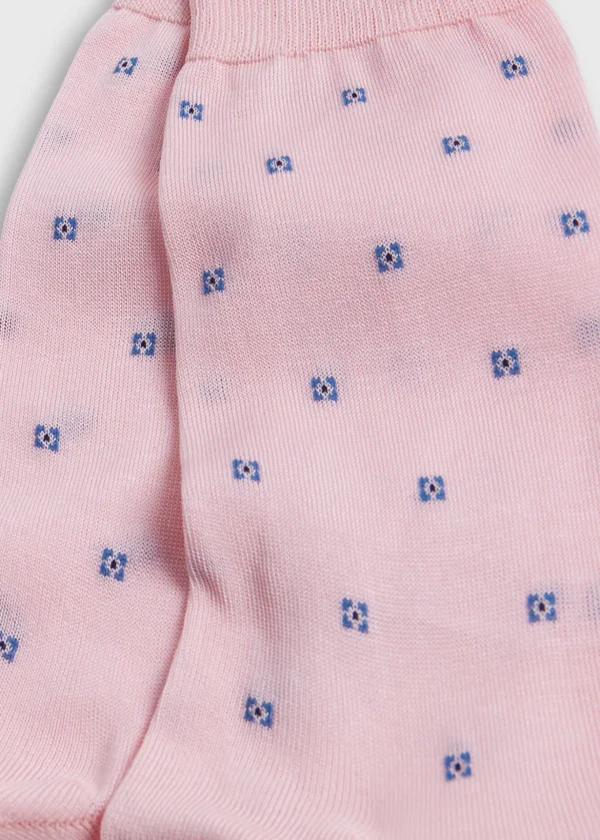 Cotton Deco Motif Sock