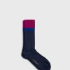 Cotton Denim Melange Sport Sock