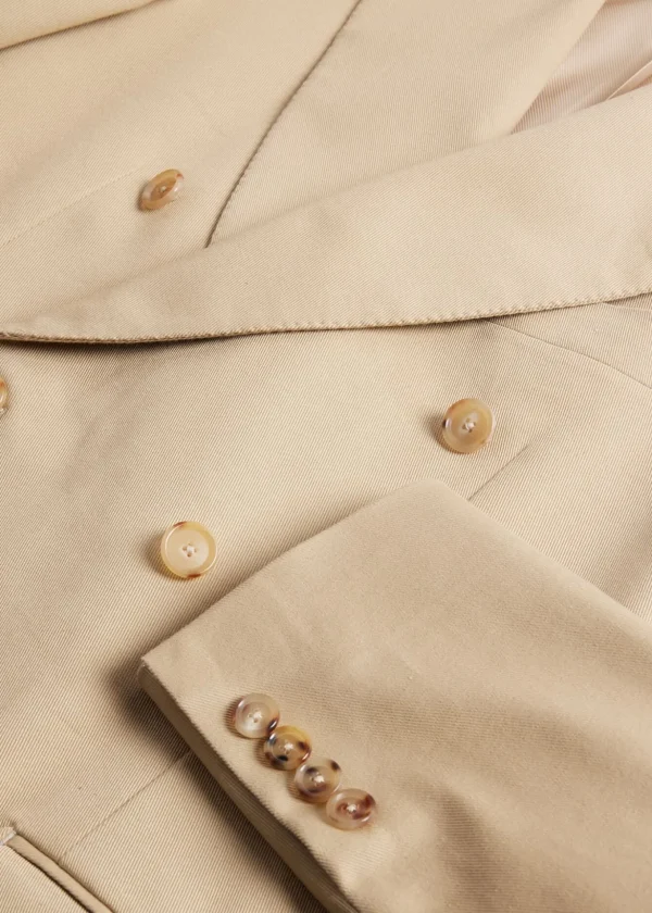 Cotton Double Breasted Suit