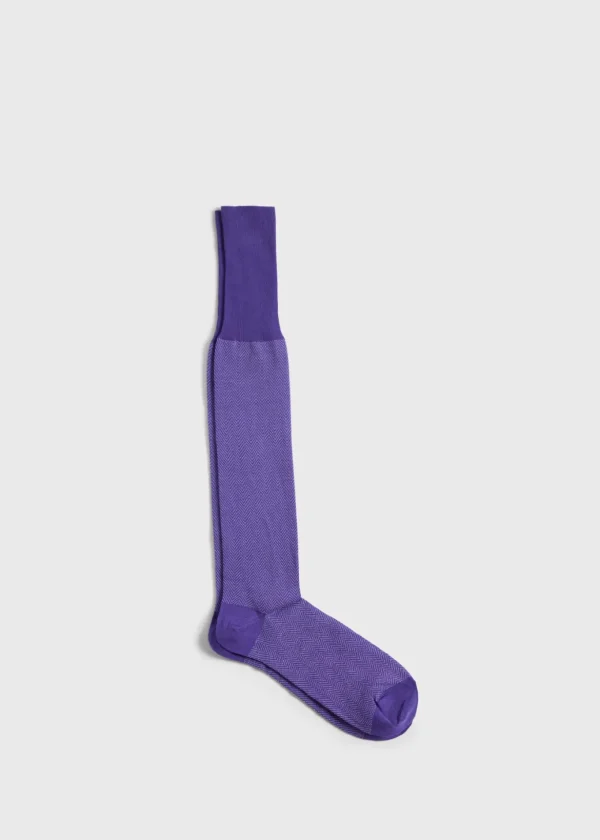 Cotton Herringbone Sock