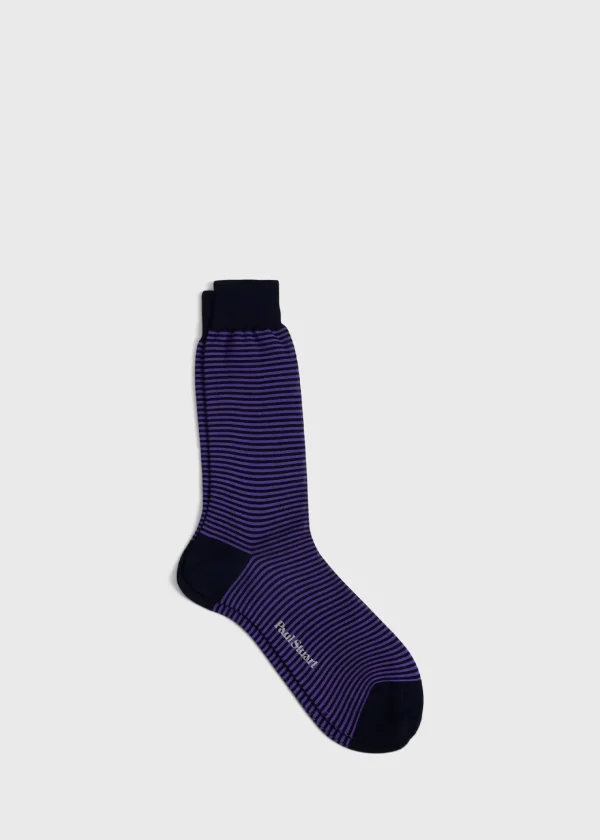 Cotton Horizontal Stripe Sock