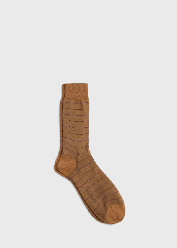 Cotton Horizontal Stripe Sock
