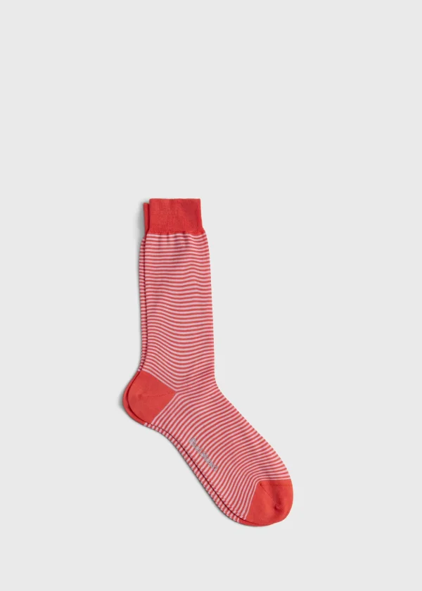 Cotton Horizontal Stripe Sock