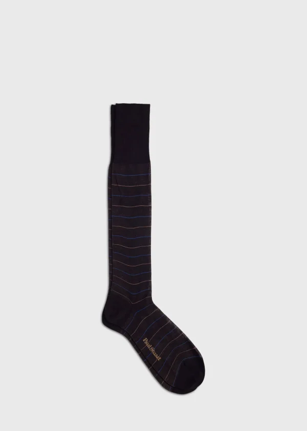 Cotton Horizontal Stripe Sock