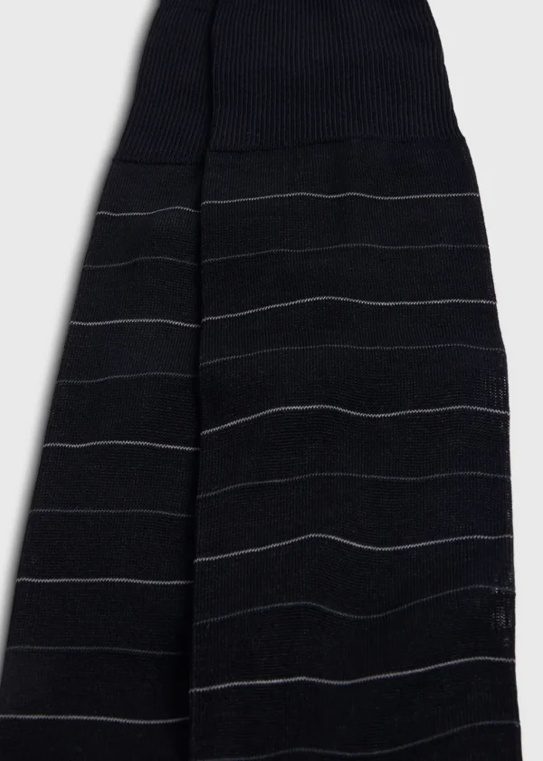 Cotton Horizontal Stripe Sock
