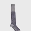 Cotton Houndstooth Sock