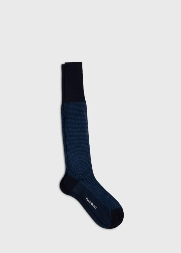 Cotton Houndstooth Sock