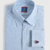 Cotton Oxford Striped Sport Shirt