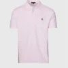 Cotton Piqué Logo Polo