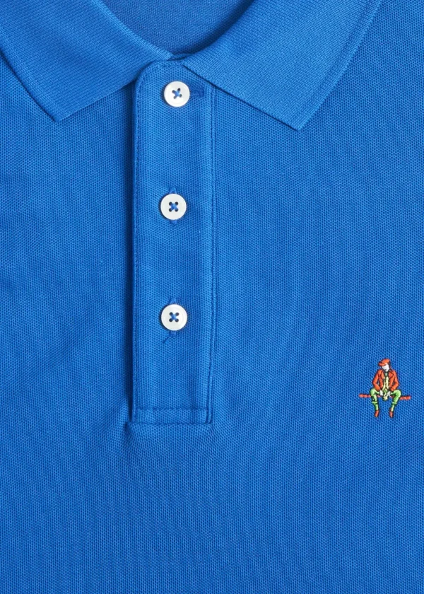 Cotton Piqué Logo Polo
