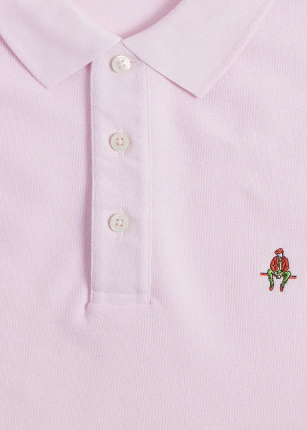 Cotton Piqué Logo Polo