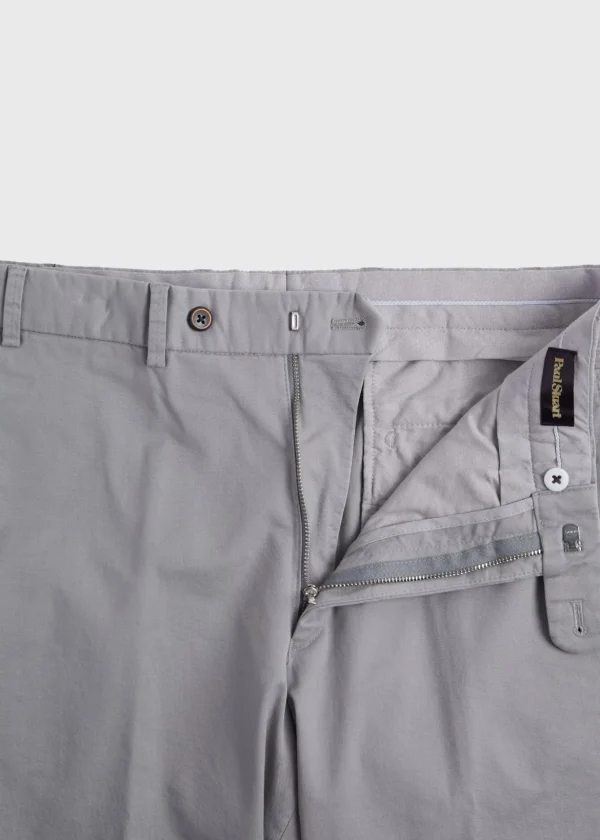 Cotton Plain Front Newton Pant